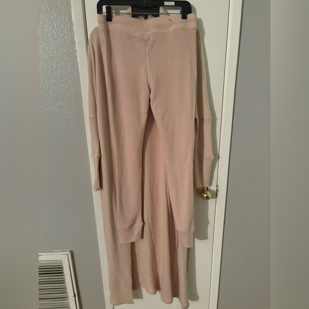 Free people cream Lounge Set